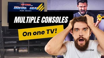 How to Connect Multiple Gaming Consoles to One TV!