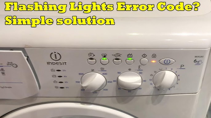 Indesit Washing Machine Problems: Troubleshooting and Fixes