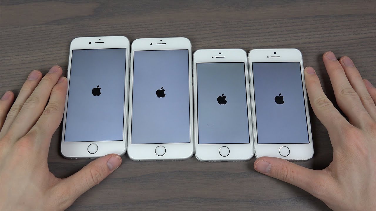Iphone Se Vs Iphone 6s Vs Iphone 6 Vs Iphone 5s Which Is Faster Youtube