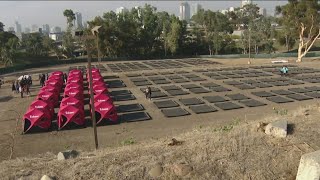 San Diego opens second safe sleeping site Resimi