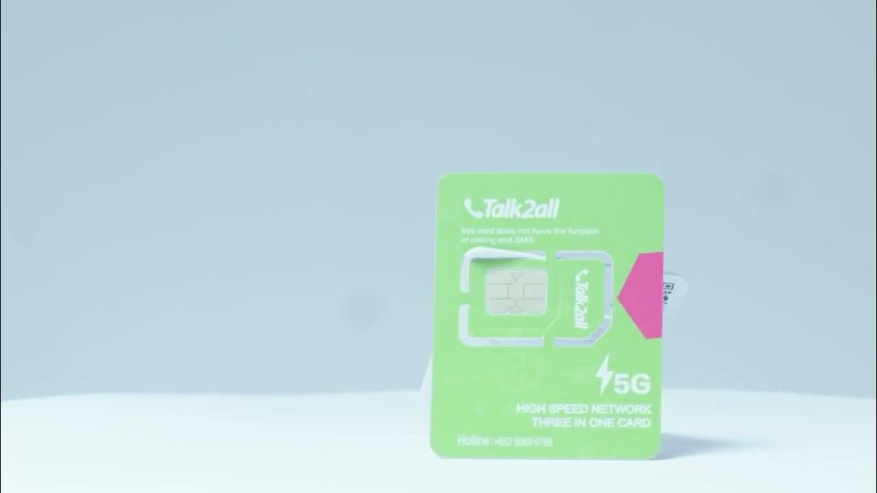 Talk2all traffic card, eSIM free card traffic code is suitable for