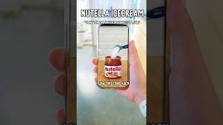Don't Toss That Nutella Jar! Make INSANE Nutella Ice Cream in MINUTES! (2-Ingredient Hack!)