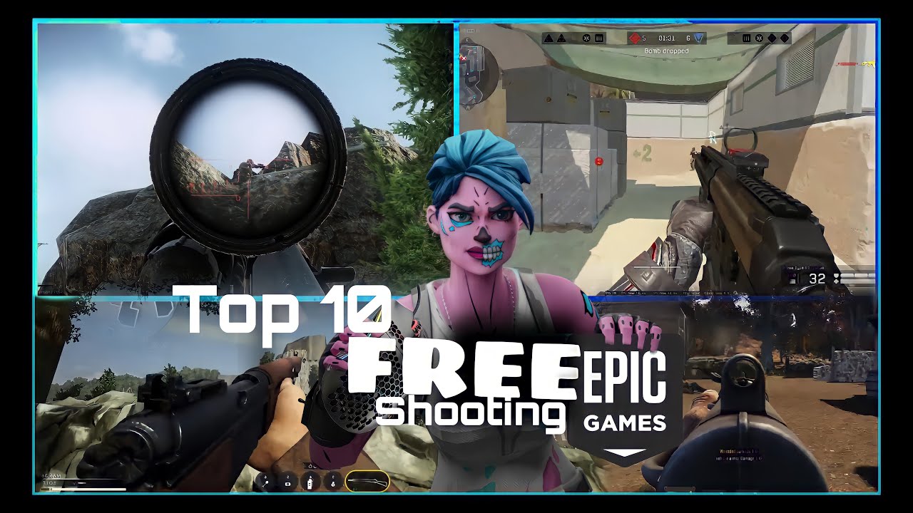 🔴Top 10 free Shooting Games From Epic Games Store for Pc🔴