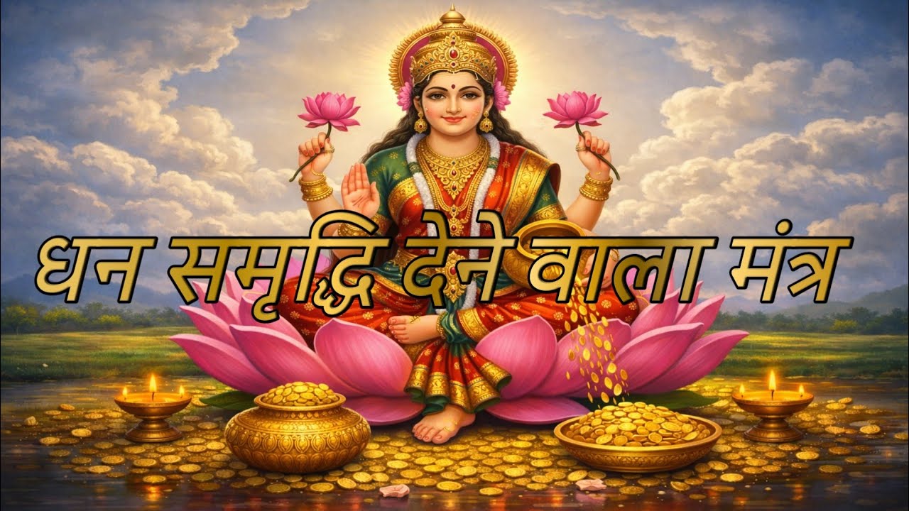 ॐ श्रीं ह्रीं श्रीं कमले कमलालये प्रसीद प्रसीद 🙏 | Mahalakshmi Mantra for| लक्ष्मी कृपा मंत्र