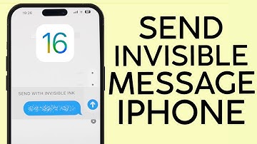 How to Send Invisible Message on Iphone | Invisible Ink Message iPhone (2023)