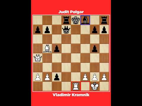 Vladimir Kramnik vs Judit Polgar √ Amber Monaco Rapid, 1994.