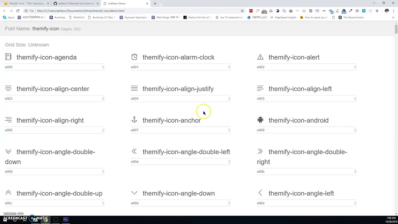 how-to-use-themify-icon-in-photoshop-youtube