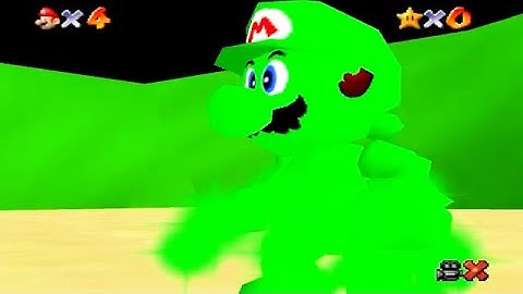 SM64 Cheat Code - full sparkling light green mario (August)