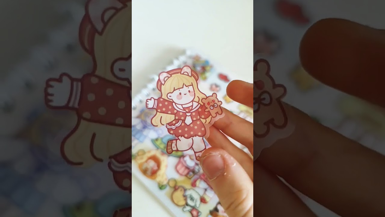 блокнот с наклейками с wildberries 