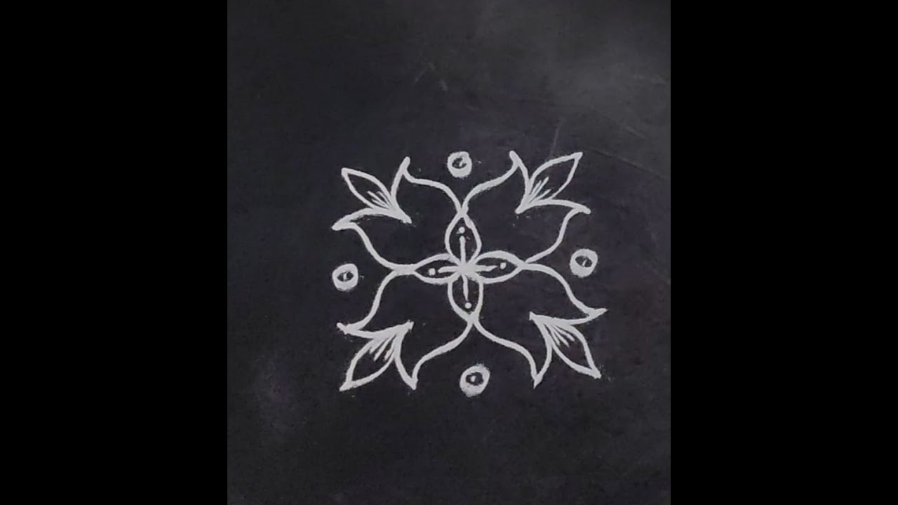 simple-5-to-5-dots-rangoli-ll-youtube