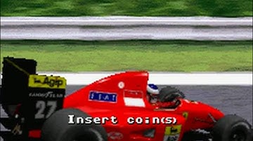 F1 Super Lap (Sega 1993)  Attract Mode 60fps