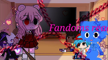 Fandoms reacts to memes(1/6)(piggy)||⚠️trigger warning(re-upload)