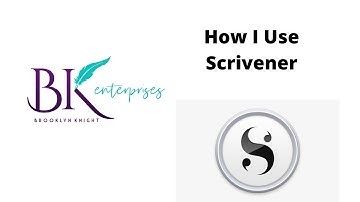 How I Used Scrivener to