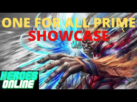 One For All Prime Showcase Heroes Online Roblox Youtube - roblox heroes online one for all prime