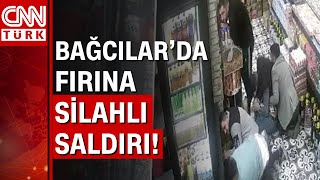 İstanbul Bağcılar'da fırına silahlı saldırı! Korku dolu anlar kamerada Resimi