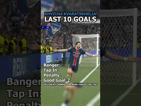 Khvicha Kvaratskhelia last 10 goals #footballedit #football #soccer #psg #goals Khvicha Kvaratskhelia last 10 goals #footballedit #football #soccer #psg #goals Thumbnail
