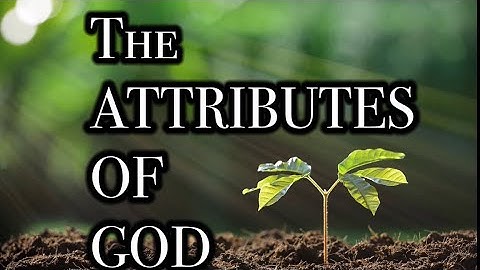 Attributes of God (A-Z) Children Ministry
