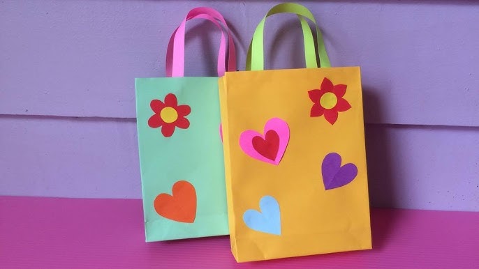 DIY Paper Bag Crafts / DIY How To Make Paper Bag / Paper Bag Making Tutorial  / Paper Crafts for school - video Dailymotion