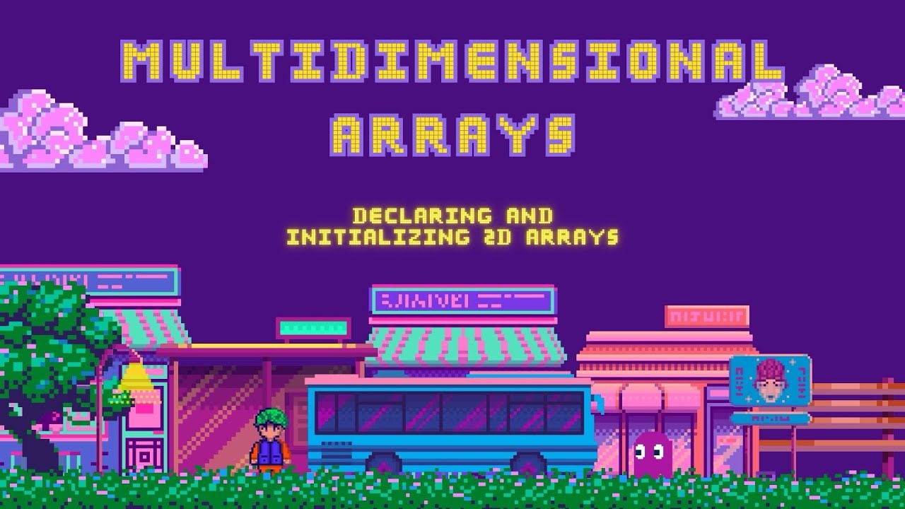 [8.1] Declaring & Initializing 2D Arrays - YouTube
