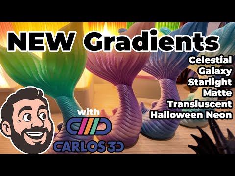 NEW Gradient Filaments?! Carlos3D Drops by to Check Them Out!