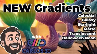 NEW Gradient Filaments?! Carlos3D Drops by to Check Them Out!