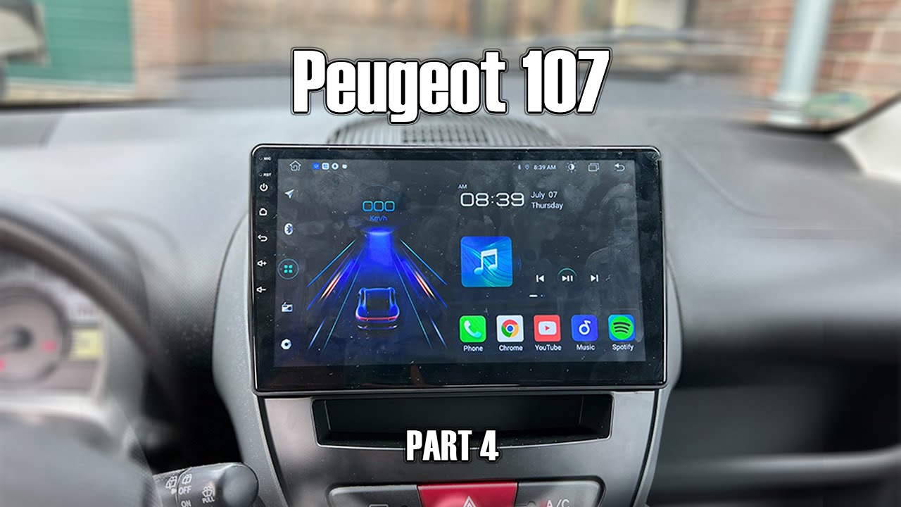 Navigatiesysteem Voor De Peugeot 107/C1/Aygo Inbouwen! - Deel 1 - Youtube