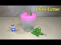 how to make mini chilli cutter at home