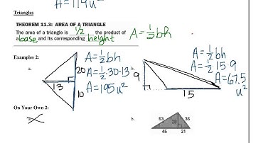 11 1 Areas of Triangles and Parallelograms
