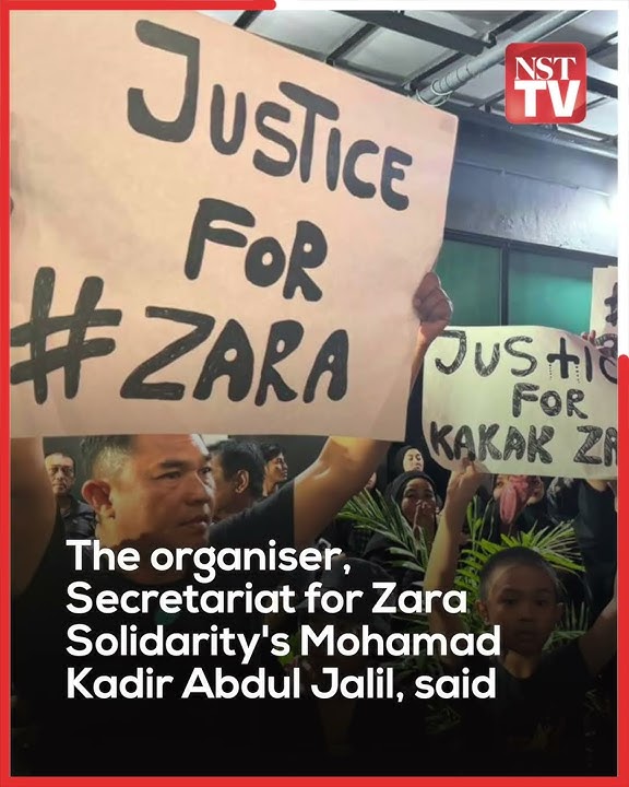Thousands turn out at vigil seeking justice for Zara Qairina