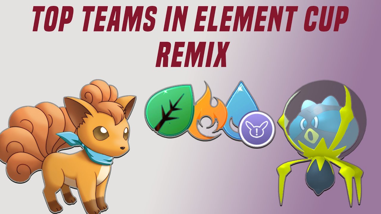 BEST TEAMS IN THE ELEMENT CUP REMIX POKEMON GO PVP YouTube