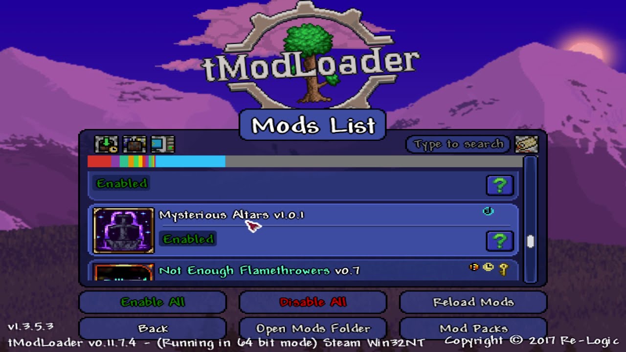 tModLoader - Play Terraria with Mods!