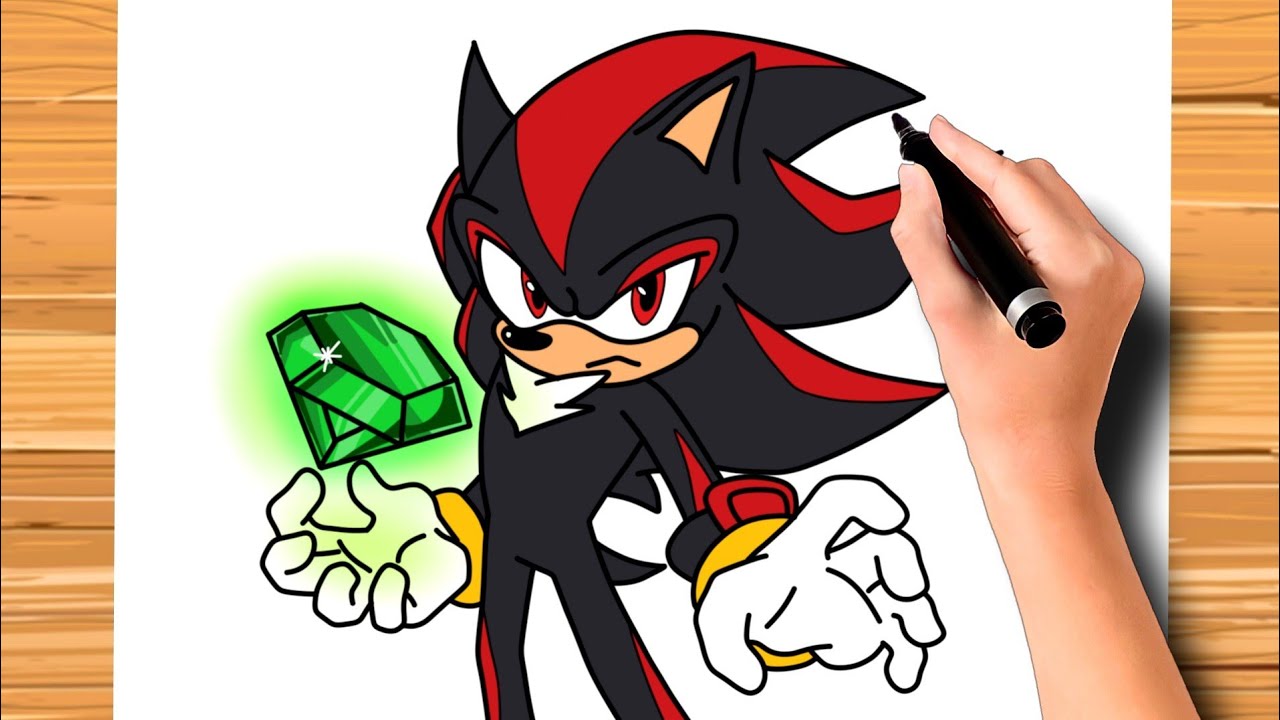 Como Desenhar O Shadow Com Esmeralda Do Caos How To Draw The Shadow como-desenhar-o-shadow-com-esmeralda-do-caos-how-to-draw-the-shadow