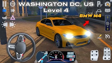 Driving School Sim: Getting My License In Washington DC | Level 4 | BMW M4 Gameplay