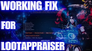 Working Fix For Loot Appraiser Addon In World Of Warcraft!