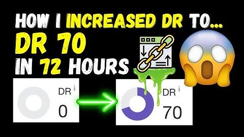 I Increased My Domain Rating to DR70 in 72 Hours🤦‍♂️🤦‍♂️😱