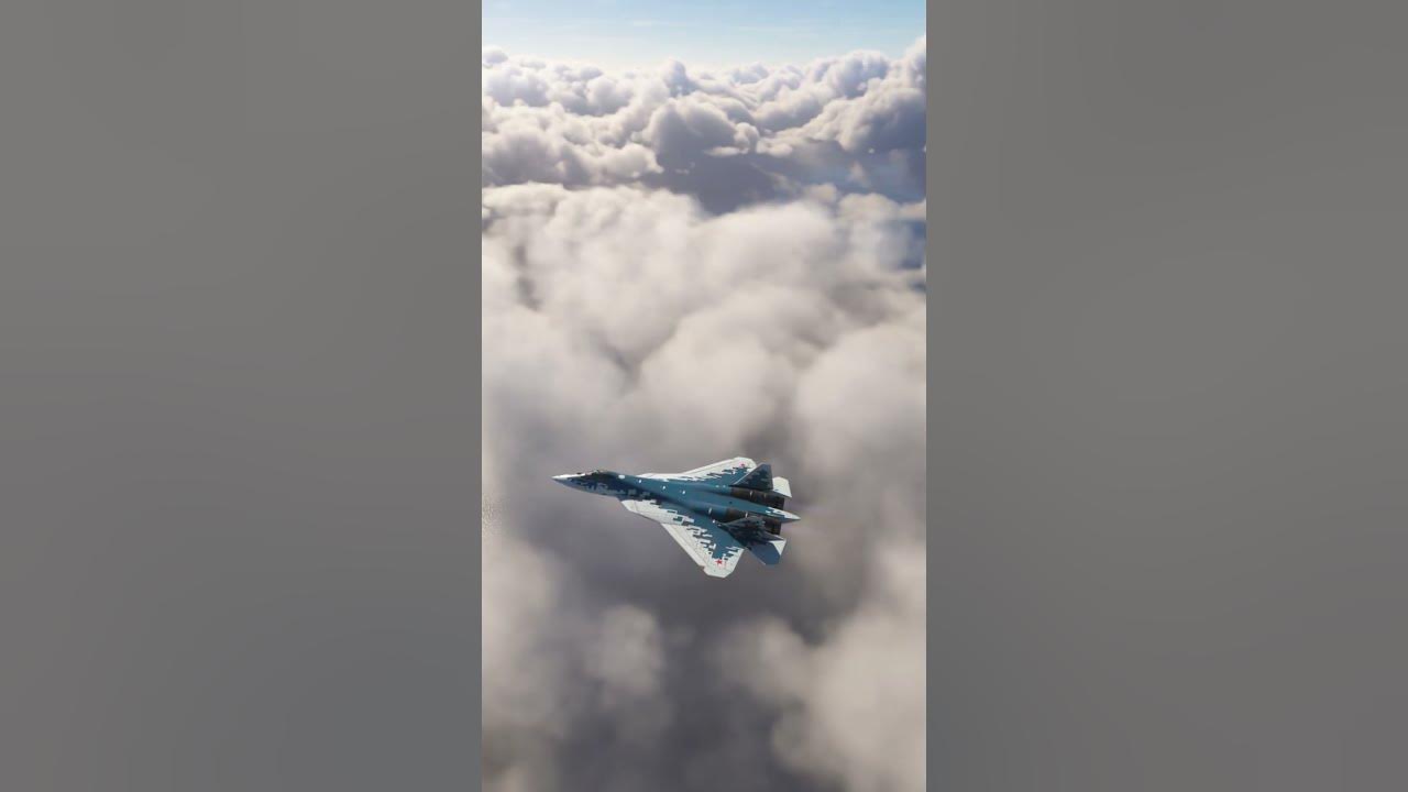 Su-57 sonic boom - just listen to the engine sound
