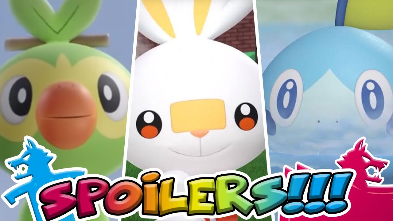 Pokémon Sword e Shield: supostas evoluções dos três iniciais vazam