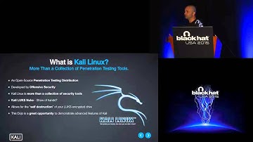 Black Hat USA 2015 - The Kali Linux Dojo Workshop #1 Rolling Your Own Generating Custom Kali Linux 2