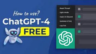 How to Get ChatGPT 4 for free