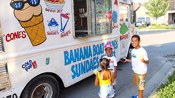 FamousTubeKIDS Buy Ice Cream from Real Ice Cream Truck
