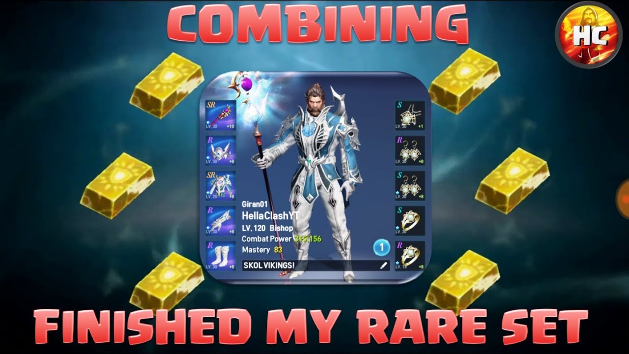 Combing to get Rare PVP set of Optimus Armor & Dark Abyss Staff in Lineage 2: Revolutions