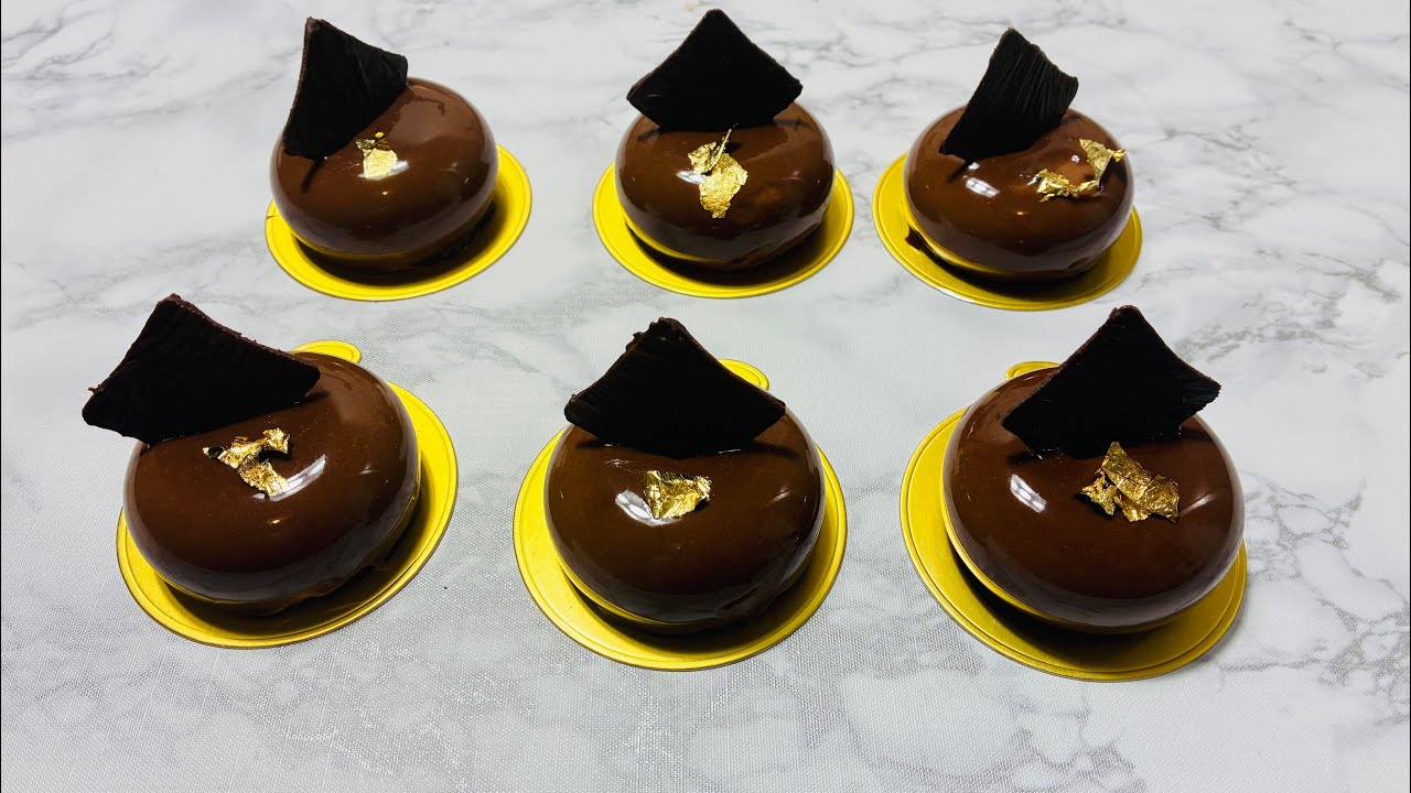 Dark Chocolate Mousse Cake Recipe 🍫✨ Elegant & Easy at Home