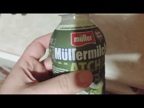Müllermilch - matcha latte coconaut kóstolós videó 