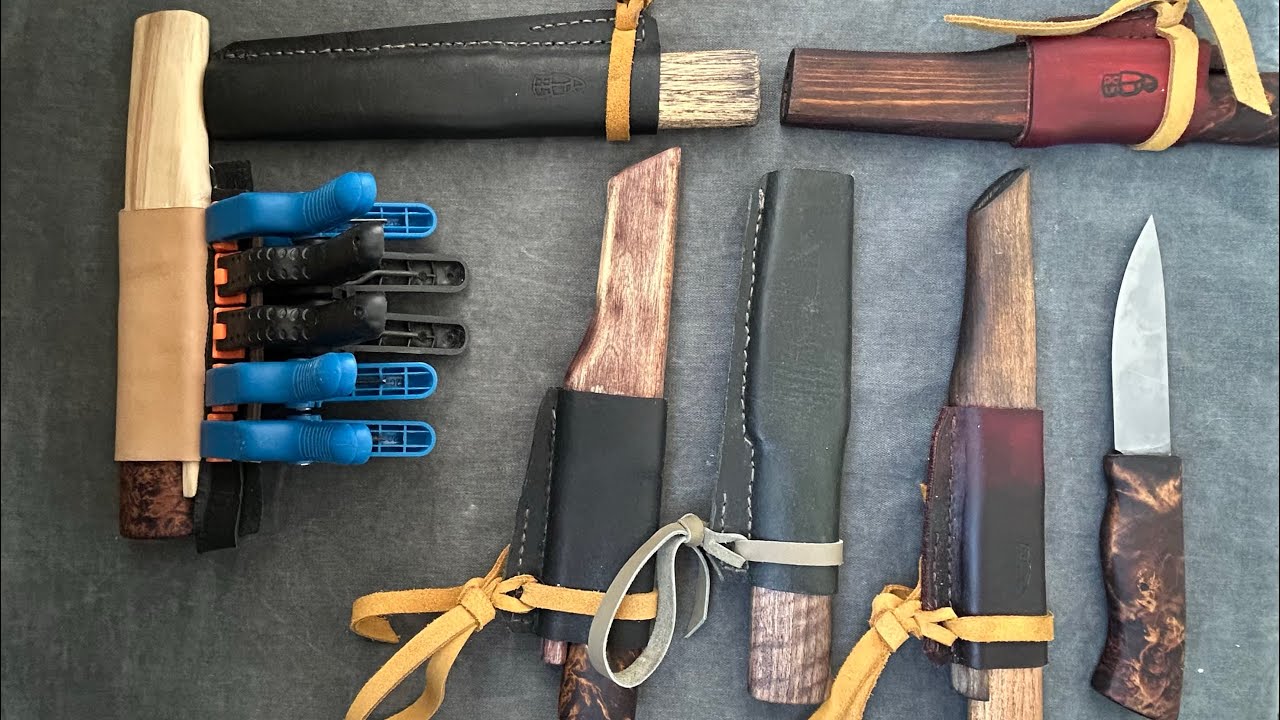 Обзор готовых ножей. Рабочие ножи народов Севера Ханты. 