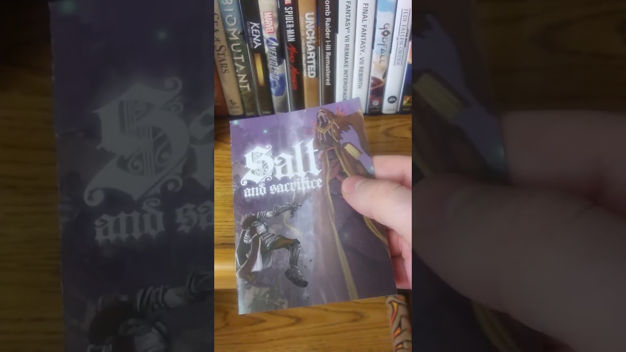 Unboxing Salt and sacrifice nintendo switch limited run games