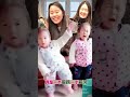 Baby playing with big sister!赤ちゃんがお姉ちゃんと遊んでいます！아기가 언니랑 놀아요! 👶💖💕✨
