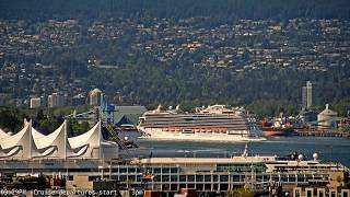 🔴 LIVE: Discovery Princess, Grand Princess &amp; HAL Zaandam -  3 Cruise Ships in Vancouver Port