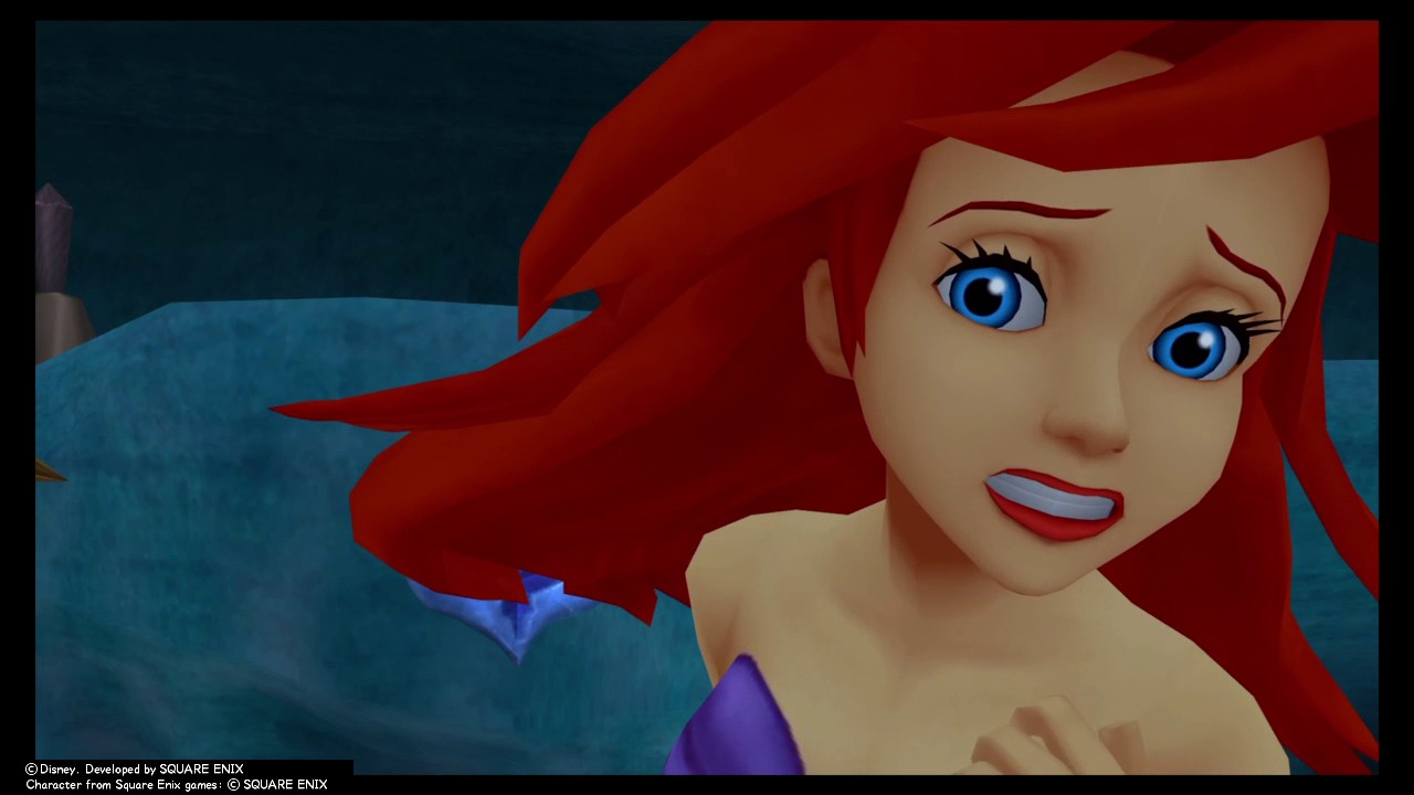 KINGDOM HEARTS - HD 1.5+2.5 ReMIX Ariel's Crystal Trident Destroyed
