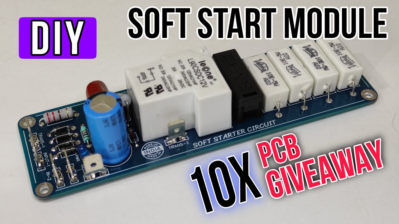 DIY Amplifier Soft Start Module • Soft Starter Circuit