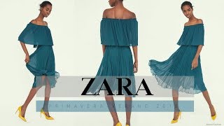 frágil visa Rayo Lo mejor de ZARA NUEVA COLECCIÓN de VESTIDOS | Moda Primavera Verano 2018 |  DRESSES Spring Summer - YouTube